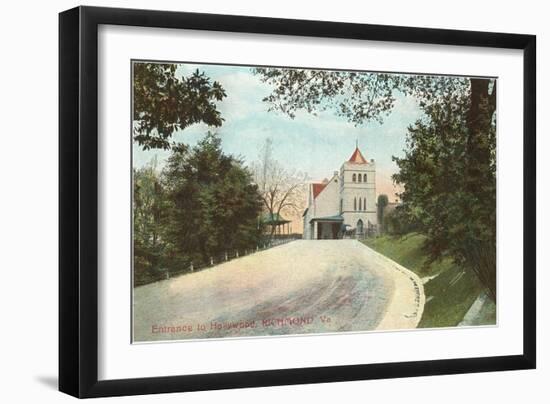 Entrance to Hollywood, Richmond, Virginia-null-Framed Art Print