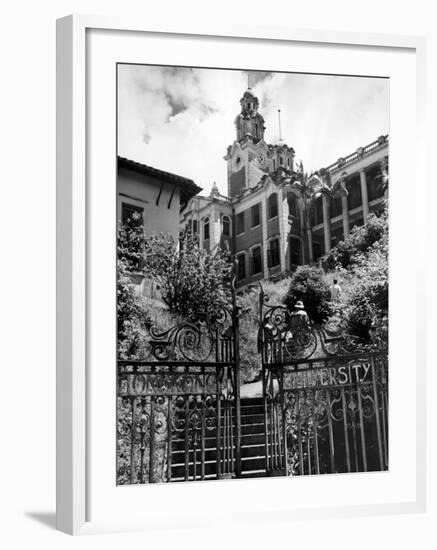 Entrance to Hong Kong University-null-Framed Photographic Print