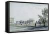 Entrance to Hyde Park at Hyde Park Corner-William Clark-Framed Stretched Canvas