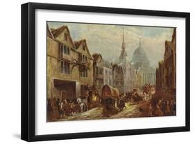 Entrance to La Belle Sauvage Inn Yard, Ludgate Hill, London-J.C. Maggs-Framed Giclee Print