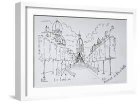 Entrance to Les Invalides, Paris, France-Richard Lawrence-Framed Photographic Print