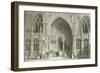 Entrance to Lincoln Cathedral-Thomas Allom-Framed Giclee Print