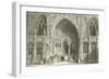 Entrance to Lincoln Cathedral-Thomas Allom-Framed Giclee Print
