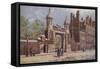 Entrance to Lincoln's Inn, London-Charles Edwin Flower-Framed Stretched Canvas