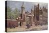 Entrance to Lincoln's Inn, London-Charles Edwin Flower-Stretched Canvas