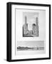 Entrance to Luxor Temple, and View of Louqsor, 1802-Baltard-Framed Giclee Print