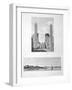 Entrance to Luxor Temple, and View of Louqsor, 1802-Baltard-Framed Giclee Print