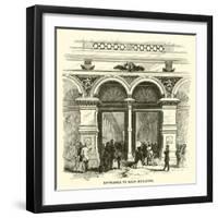 Entrance to Main Building-null-Framed Giclee Print