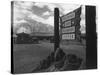 Entrance to Manzanar Relocation Center-Ansel Adams-Stretched Canvas