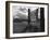 Entrance to Manzanar Relocation Center-Ansel Adams-Framed Photo