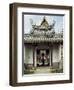 Entrance to Masira Prasad with its Lacquered Door in Sivalaya Garden, Grand Palace-null-Framed Giclee Print