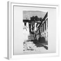 Entrance to Nachung Monastery, Tibet, 1903-04-John Claude White-Framed Giclee Print