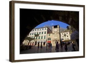 Entrance to Old Town, Kotor, UNESCO World Heritage Site, Montenegro, Europe-Neil Farrin-Framed Photographic Print