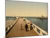 Entrance to Port, Ostend, Belgium; C.1890-C.1900-null-Mounted Giclee Print