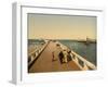 Entrance to Port, Ostend, Belgium; C.1890-C.1900-null-Framed Giclee Print