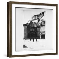 Entrance to Potala, Lhasa, Tibet, 1903-04-John Claude White-Framed Giclee Print