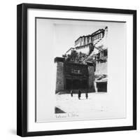 Entrance to Potala, Lhasa, Tibet, 1903-04-John Claude White-Framed Giclee Print