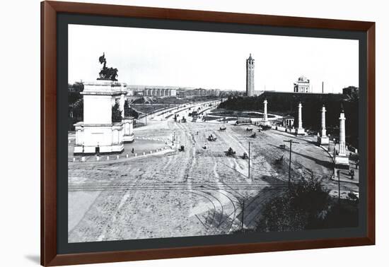 Entrance to Prospect Park: Brooklyn, New York-William Henry Jackson-Framed Photo