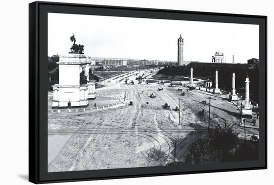 Entrance to Prospect Park: Brooklyn, New York-William Henry Jackson-Framed Stretched Canvas