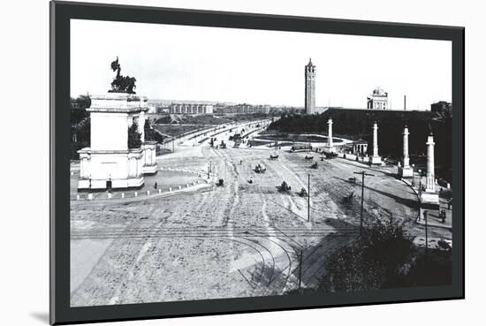 Entrance to Prospect Park: Brooklyn, New York-William Henry Jackson-Mounted Photo