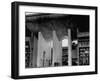 Entrance to Punjab High Court Building, Designed by Le Corbusier, in the New Capital City of Punjab-James Burke-Framed Premium Photographic Print