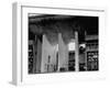 Entrance to Punjab High Court Building, Designed by Le Corbusier, in the New Capital City of Punjab-James Burke-Framed Premium Photographic Print