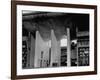 Entrance to Punjab High Court Building, Designed by Le Corbusier, in the New Capital City of Punjab-James Burke-Framed Photographic Print