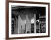 Entrance to Punjab High Court Building, Designed by Le Corbusier, in the New Capital City of Punjab-James Burke-Framed Photographic Print