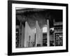 Entrance to Punjab High Court Building, Designed by Le Corbusier, in the New Capital City of Punjab-James Burke-Framed Photographic Print