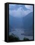 Entrance to Qutang Gorge, Three Gorges, Yangtze River, China-Keren Su-Framed Stretched Canvas