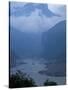 Entrance to Qutang Gorge, Three Gorges, Yangtze River, China-Keren Su-Stretched Canvas