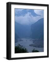 Entrance to Qutang Gorge, Three Gorges, Yangtze River, China-Keren Su-Framed Photographic Print