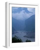 Entrance to Qutang Gorge, Three Gorges, Yangtze River, China-Keren Su-Framed Photographic Print