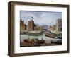 Entrance to Regent's Canal Dock-Margaret Loxton-Framed Giclee Print