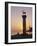 Entrance to Rhodes Harbour at Dawn, Rhodes, Dodecanese Islands, Greece, Europe-John Miller-Framed Photographic Print