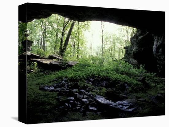 Entrance to Russell Cave National Monument, Alabama, USA-William Sutton-Stretched Canvas