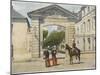 Entrance to Saint-Cyr-null-Mounted Photographic Print