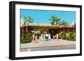 Entrance to San Diego Zoo-null-Framed Art Print