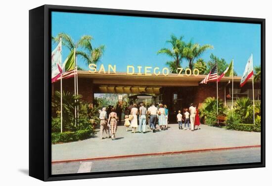 Entrance to San Diego Zoo-null-Framed Stretched Canvas