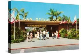 Entrance to San Diego Zoo-null-Stretched Canvas