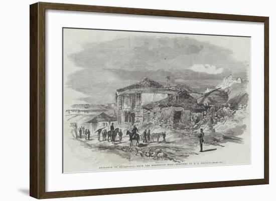 Entrance to Sebastopol, from the Woronzoff Road-Edward Angelo Goodall-Framed Giclee Print