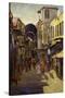 Entrance to Souk (Market), Damascus, Syria, C. 1901-N. Jafari-Stretched Canvas