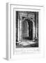 Entrance to St Erasmus's Chapel, Westminster Abbey, London, 1817-W Wallis-Framed Giclee Print