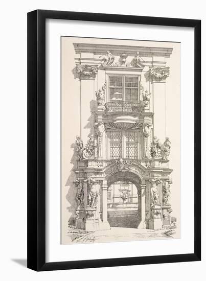 Entrance to St Florian Monastery in Vienna, Austria-null-Framed Giclee Print