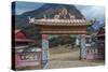 Entrance to Tengboche Monastery, Nepal.-Lee Klopfer-Stretched Canvas