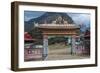 Entrance to Tengboche Monastery, Nepal.-Lee Klopfer-Framed Photographic Print