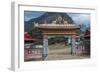 Entrance to Tengboche Monastery, Nepal.-Lee Klopfer-Framed Photographic Print