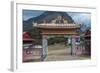 Entrance to Tengboche Monastery, Nepal.-Lee Klopfer-Framed Photographic Print
