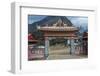 Entrance to Tengboche Monastery, Nepal.-Lee Klopfer-Framed Photographic Print