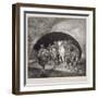 Entrance to the Adelphi Wharf, Lithograph by Charles-Joseph Hullmandel, 1821-Theodore Gericault-Framed Giclee Print